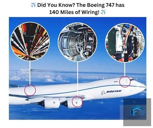 How Much Wiring Is Packed Inside a Boeing 747