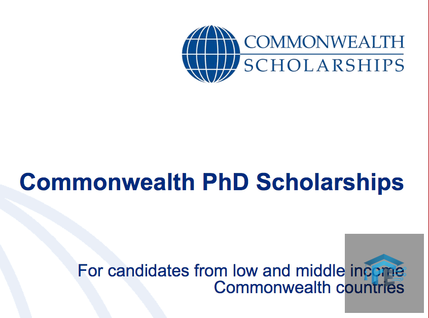 Commonwealth PhD Scholarships 2027/2028 for full-time doctoral study at a UK university (Fully Funded)