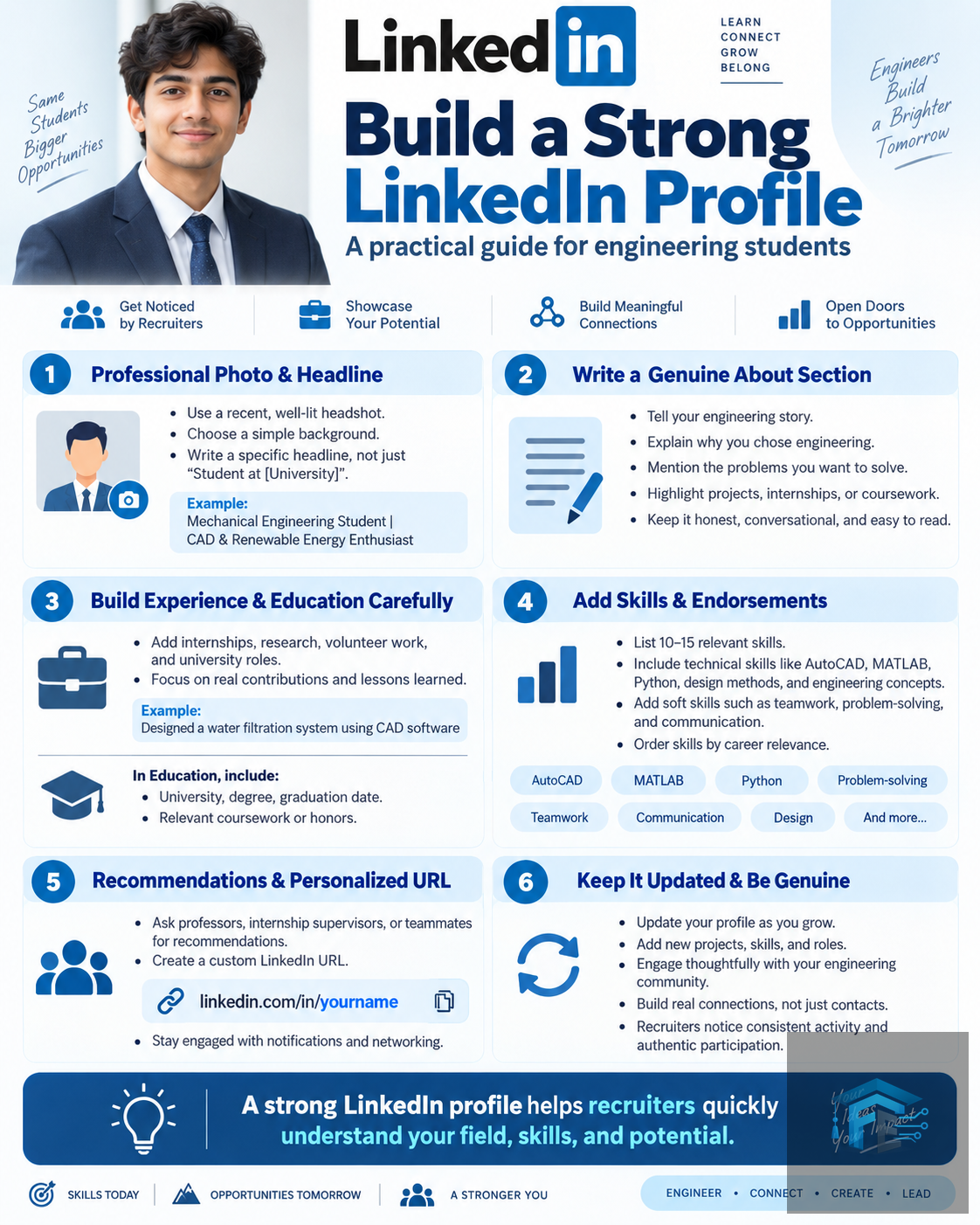 How to Create a Professional LinkedIn Profile as a Student