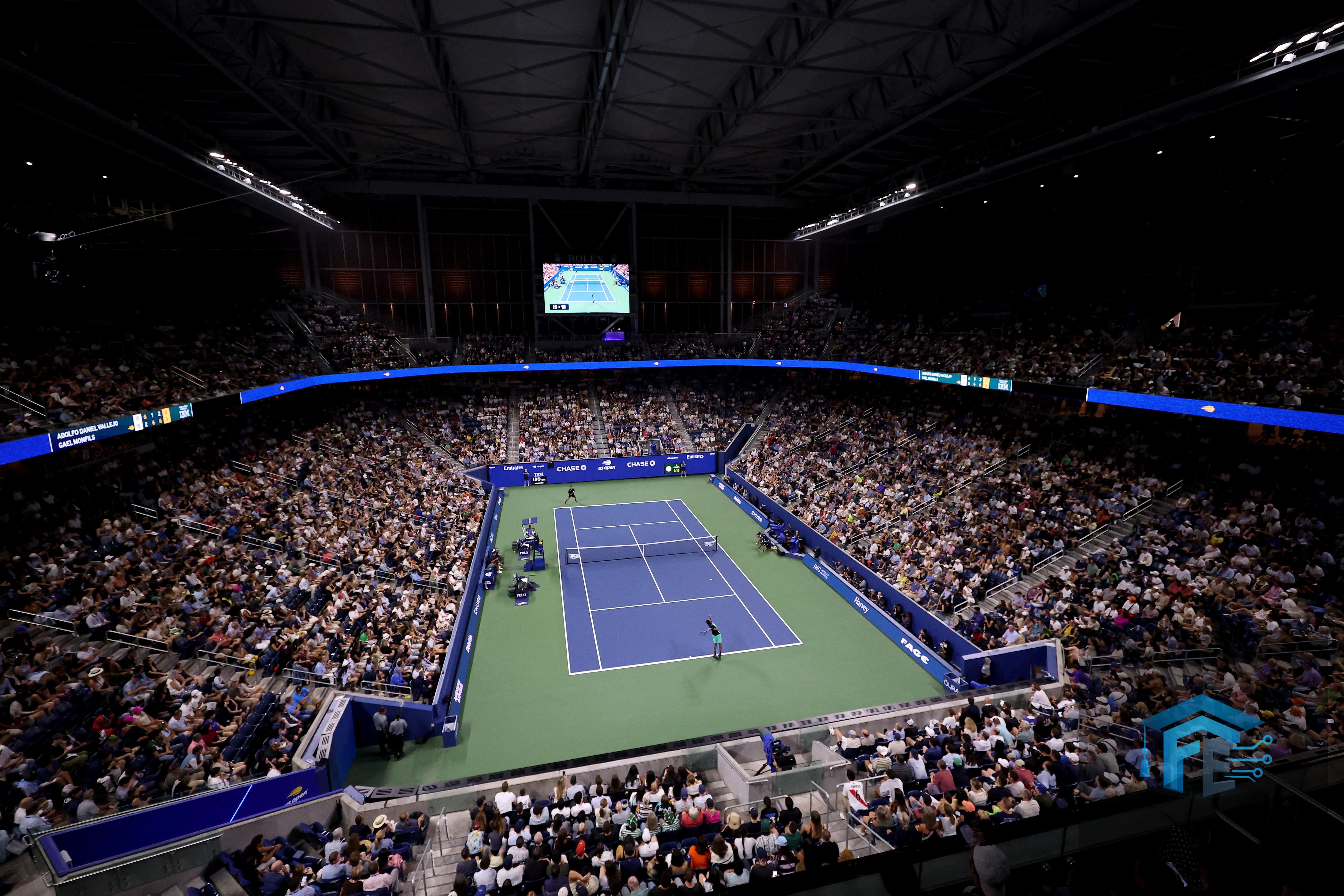Content creators distract at US Open tennis match