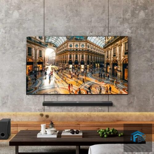 LG TV shown scanning LAN for third-party phones and other devices