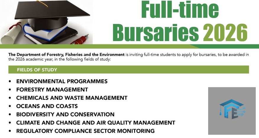 Department of Forestry, Fisheries and the Environment's (DFFE) Bursary Programme 2027