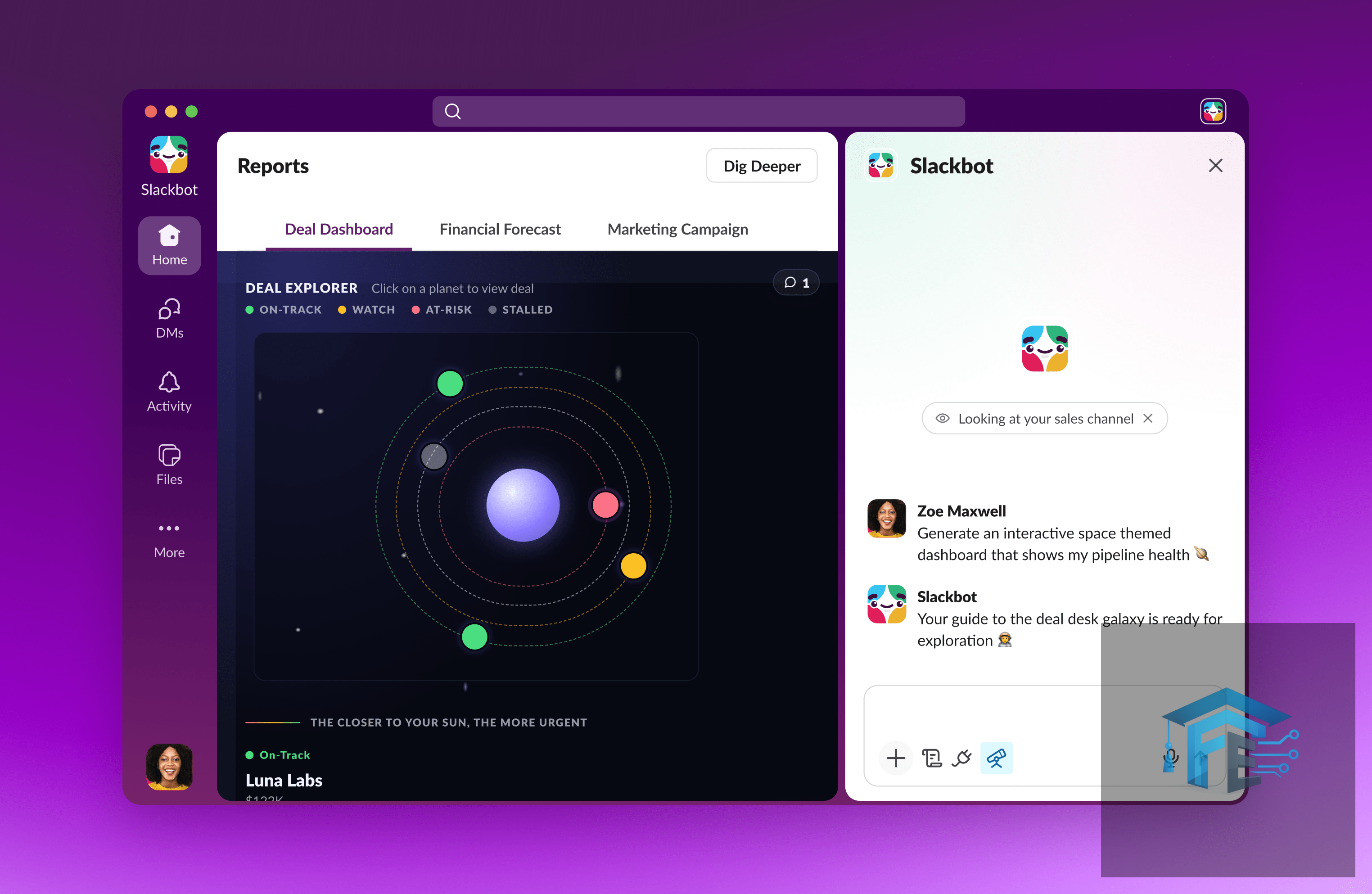 Slack adds AI-powered interactive charts and reports directly in chats